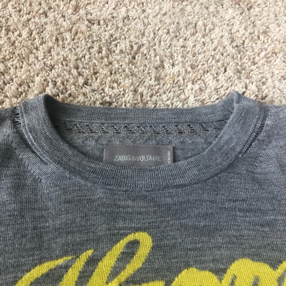 🛍 SALE Zadig and Voltaire Happy Wool Sweater - Picture 5 of 6